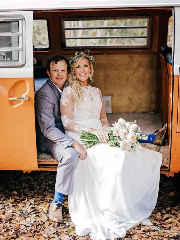 Long Sleeve Lace Wedding Dresses Bohemian Wedding dress