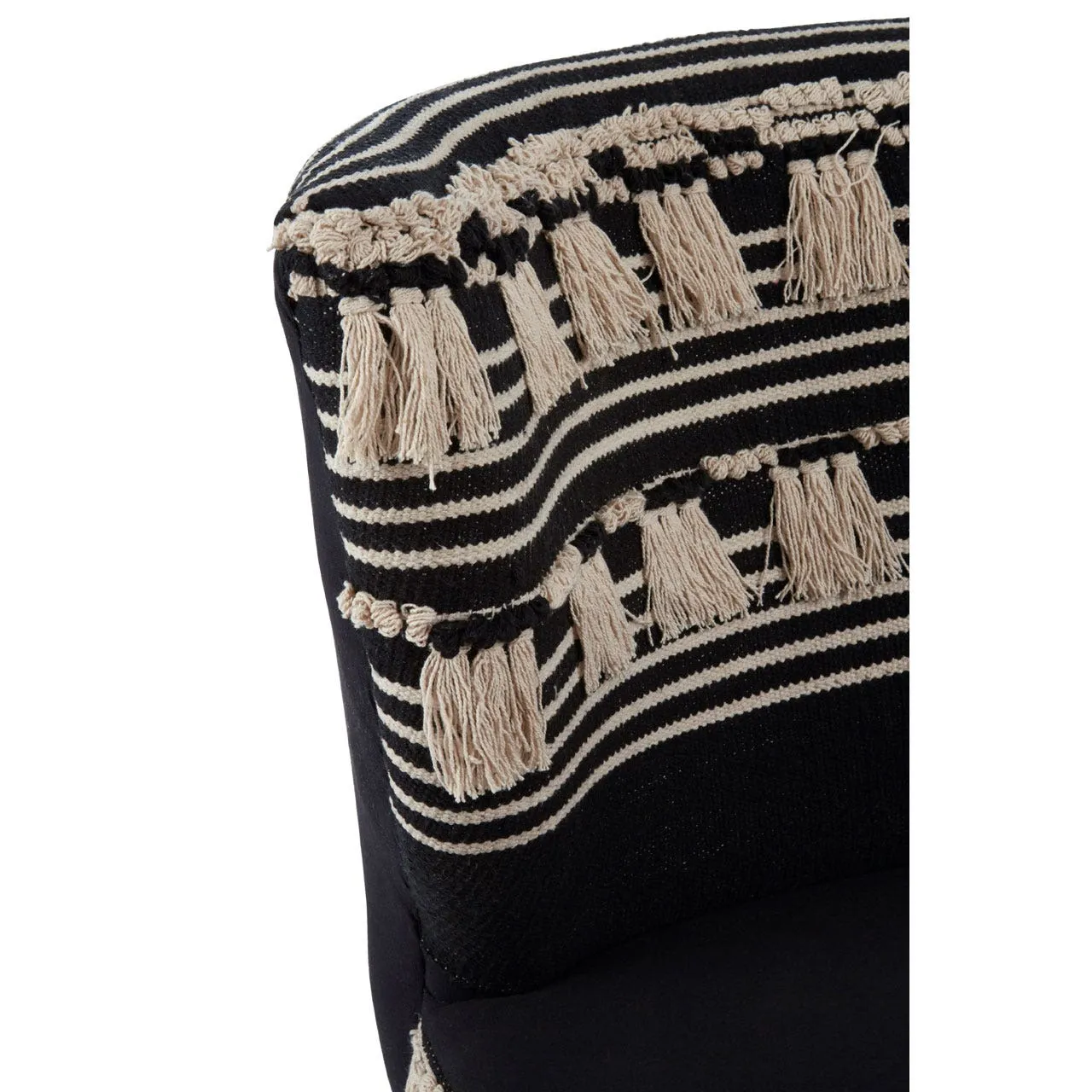 Natural Cefena Black Moroccan Chair