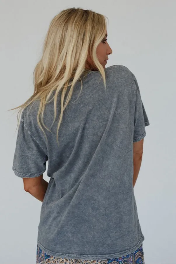 Raise Em Kind Graphic Tee - Gray