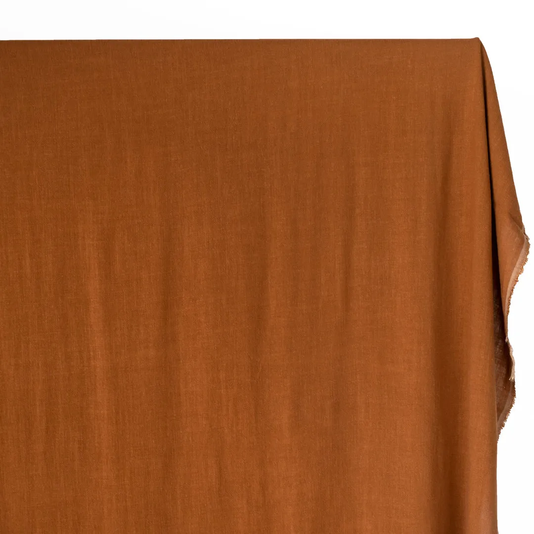 Remnant - 1.1m - Viscose Linen Noil - Cinnamon