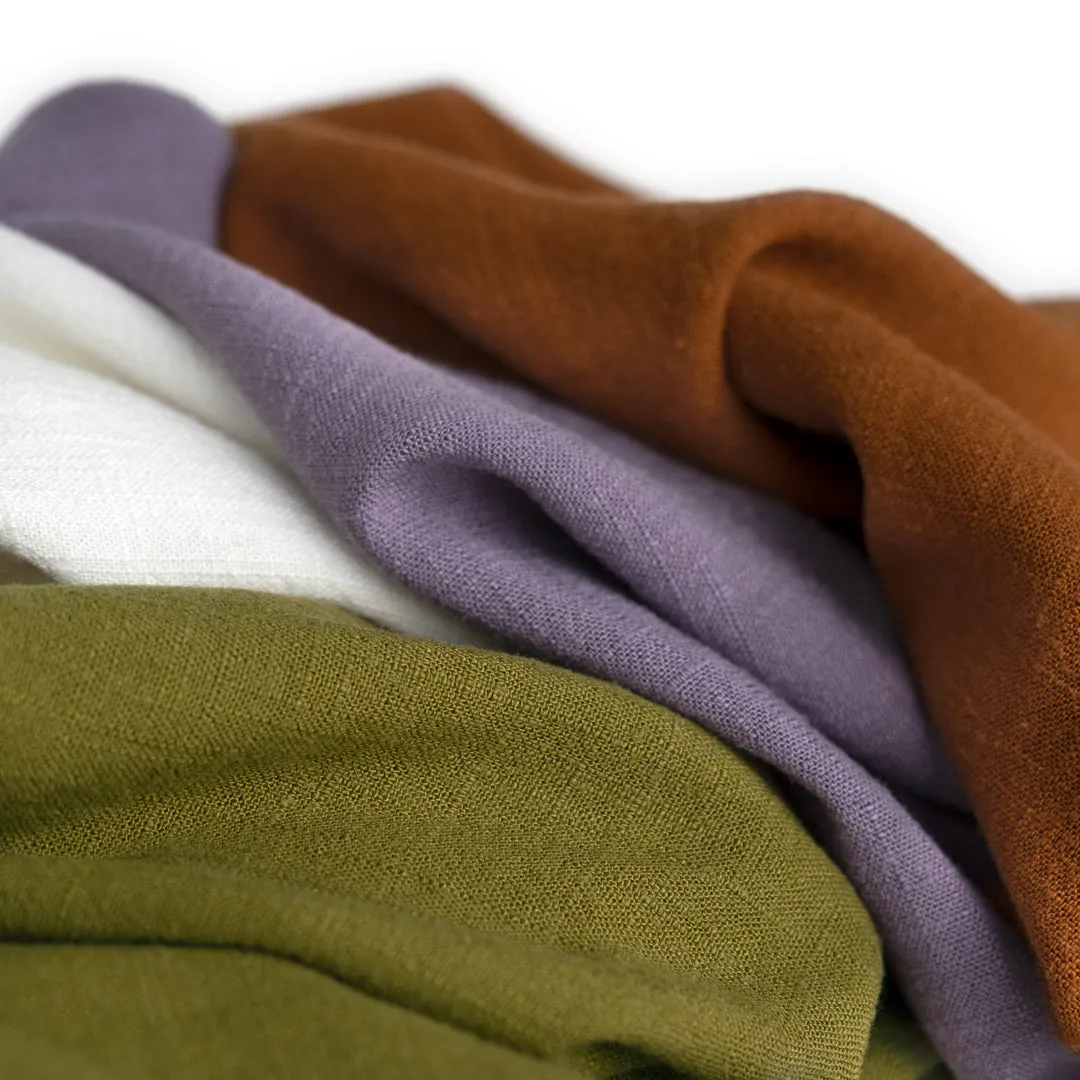 Remnant - 1.1m - Viscose Linen Noil - Cinnamon