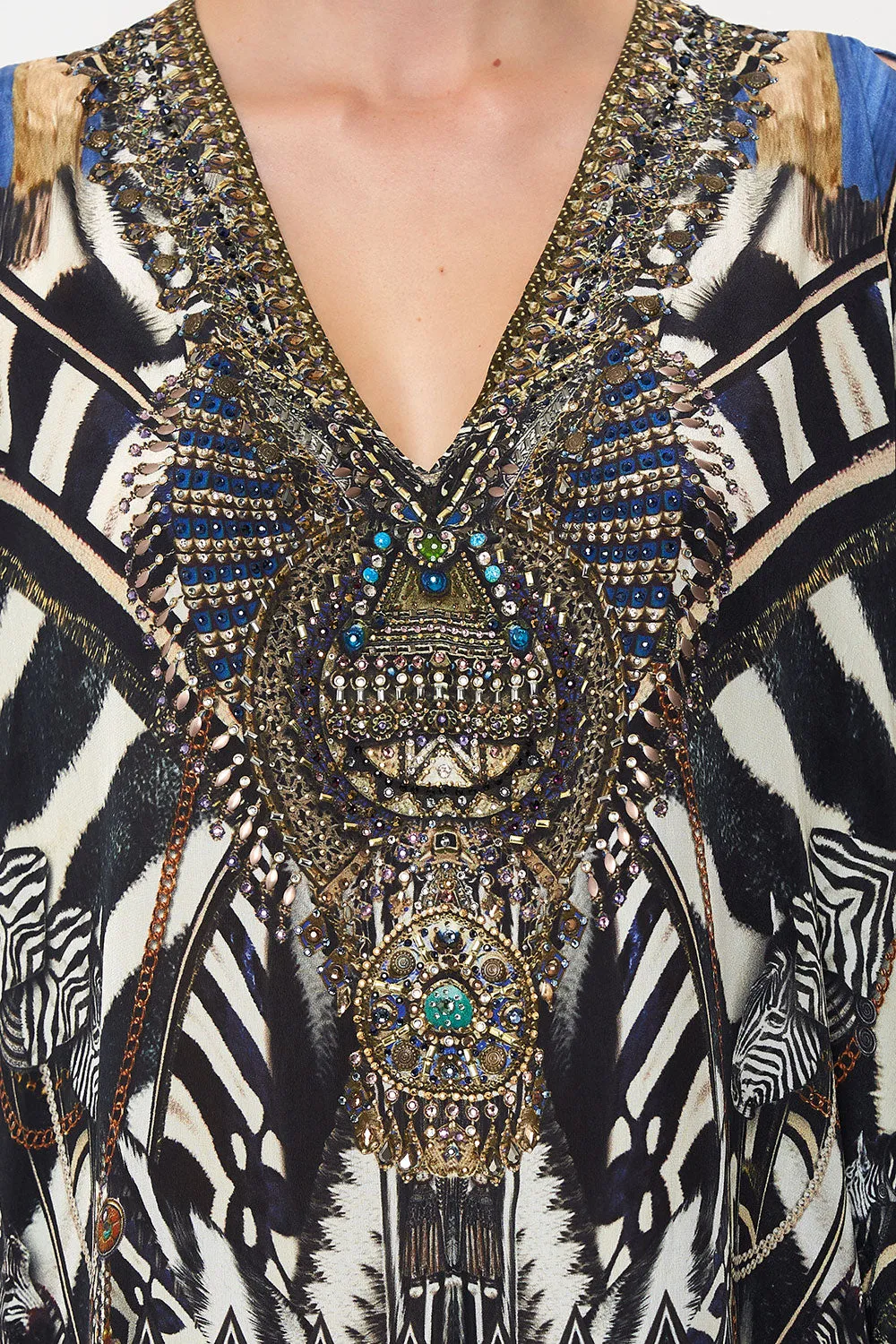 SLIM FIT KAFTAN WITH SPLIT KNIGHT OF THE WILD