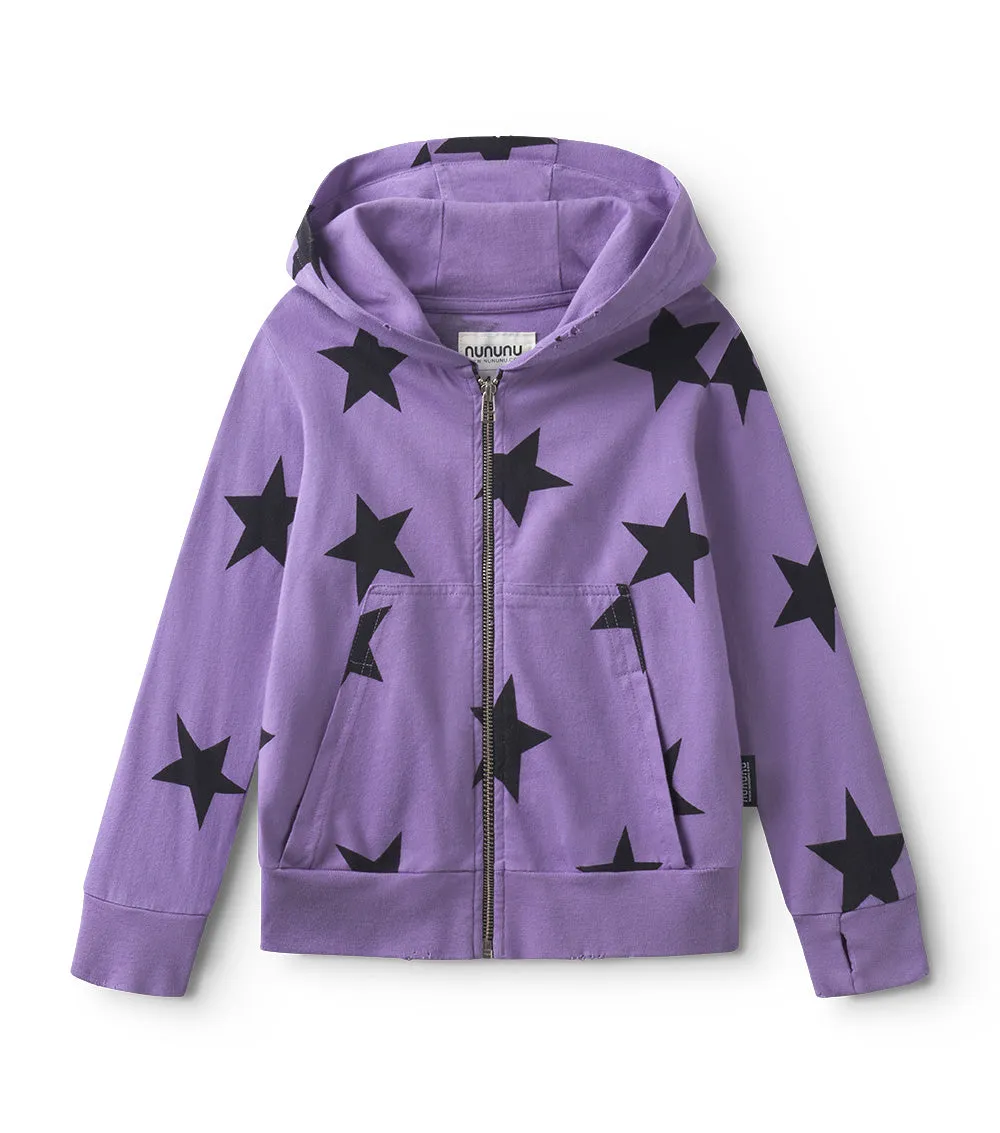star light zip hoodie