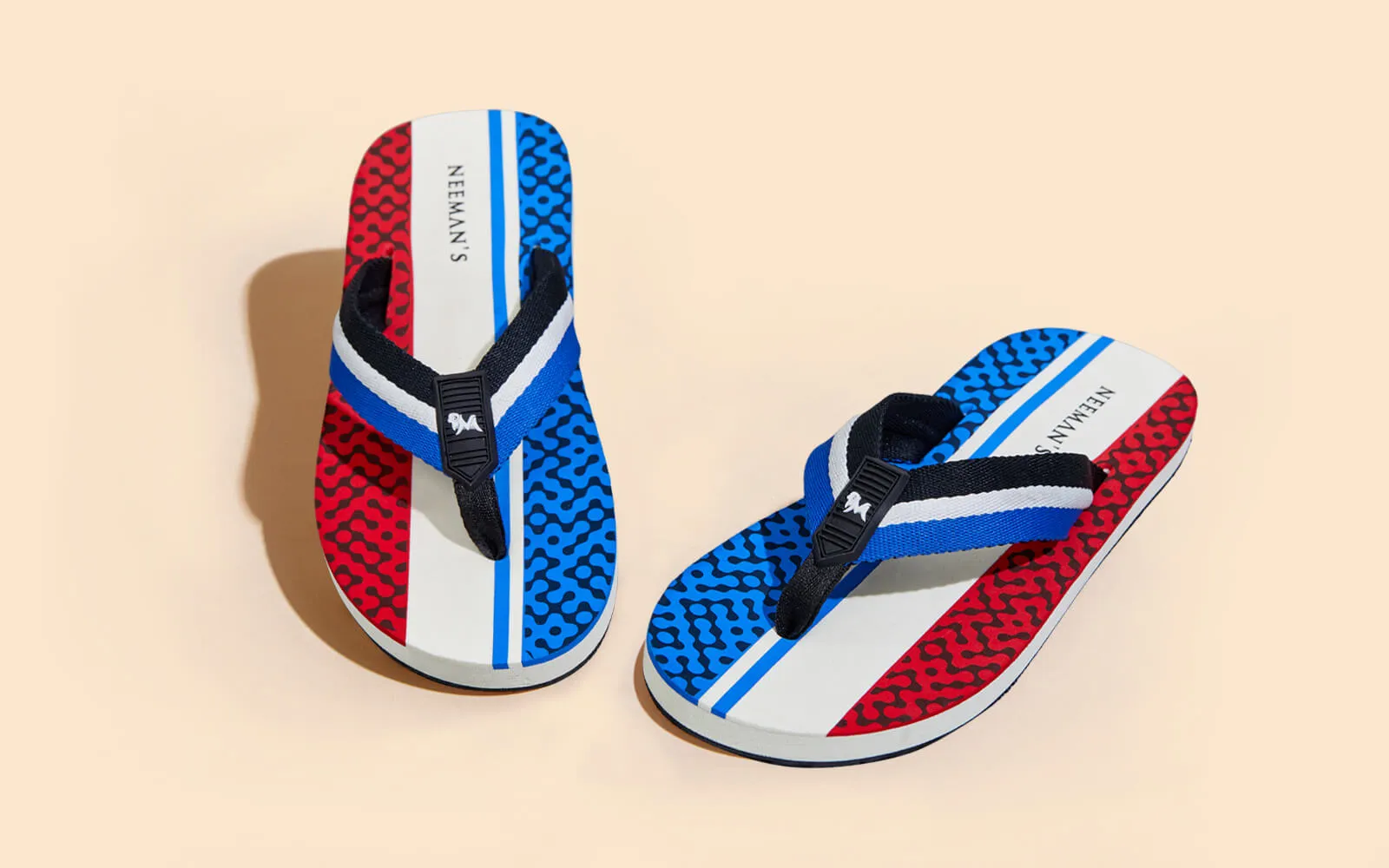 Striped Fusion Flips : Blue-White-Red