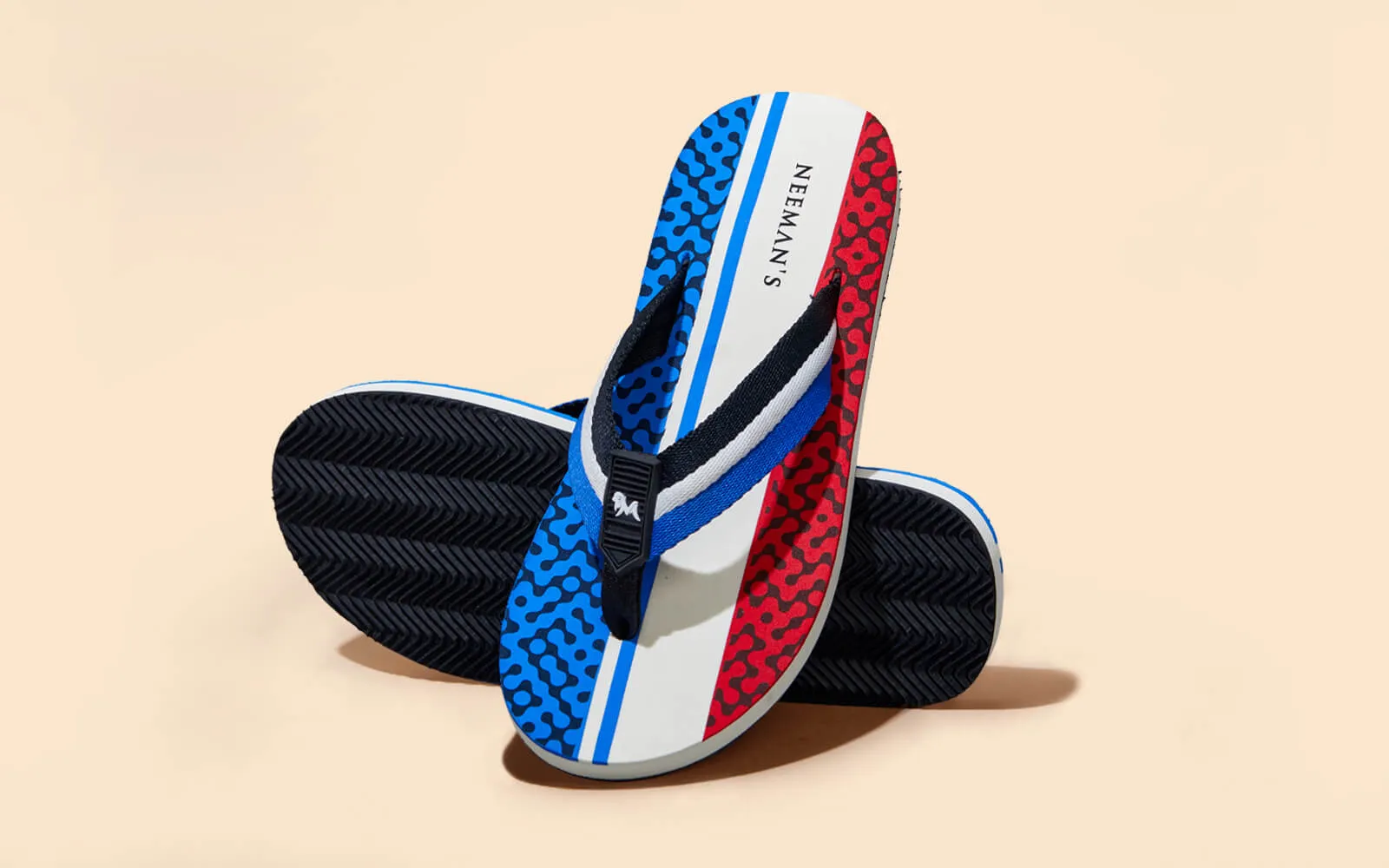 Striped Fusion Flips : Blue-White-Red