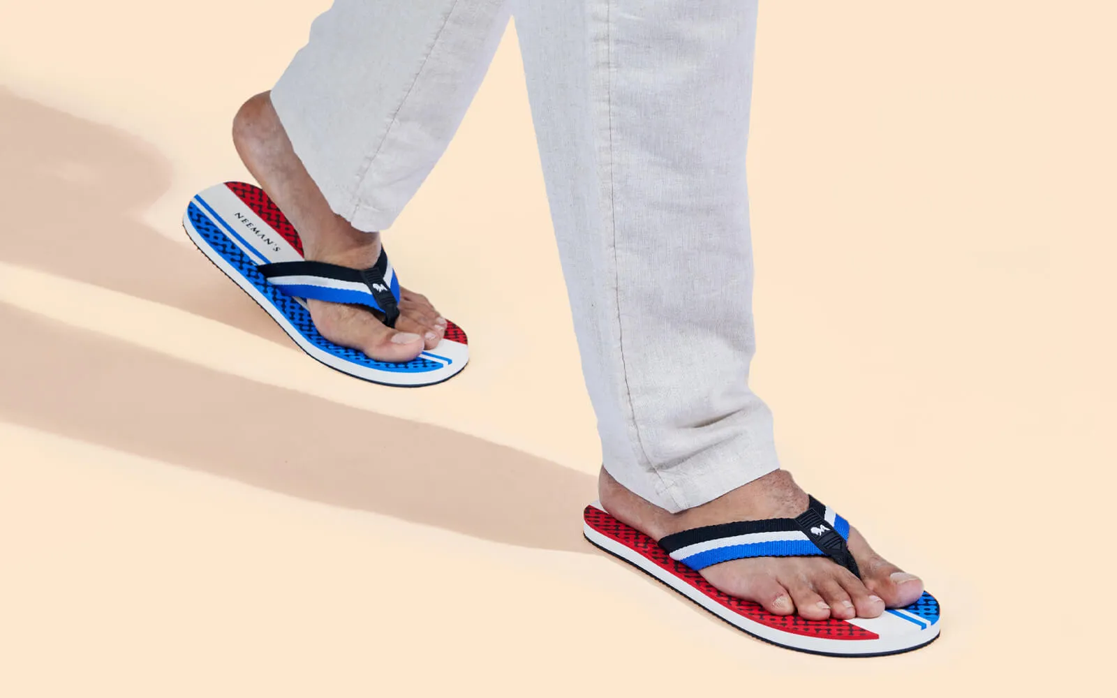 Striped Fusion Flips : Blue-White-Red