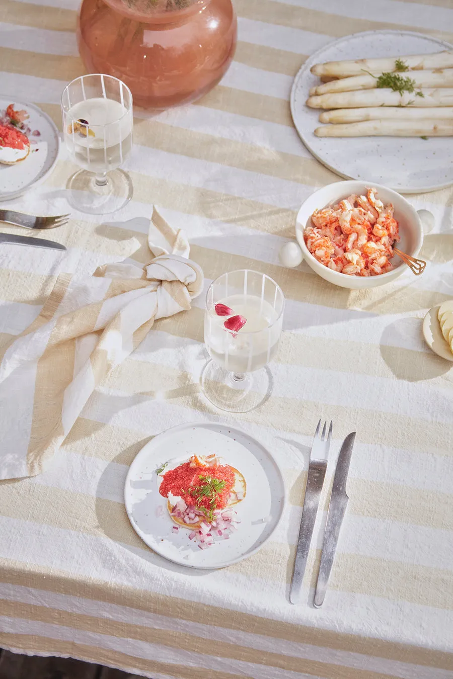 Striped Tablecloth - 260x140 cm - Choko