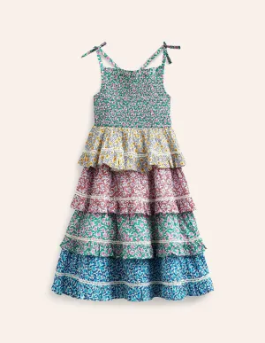 Tiered Hotchpotch Sundress-Hotchpotch floral