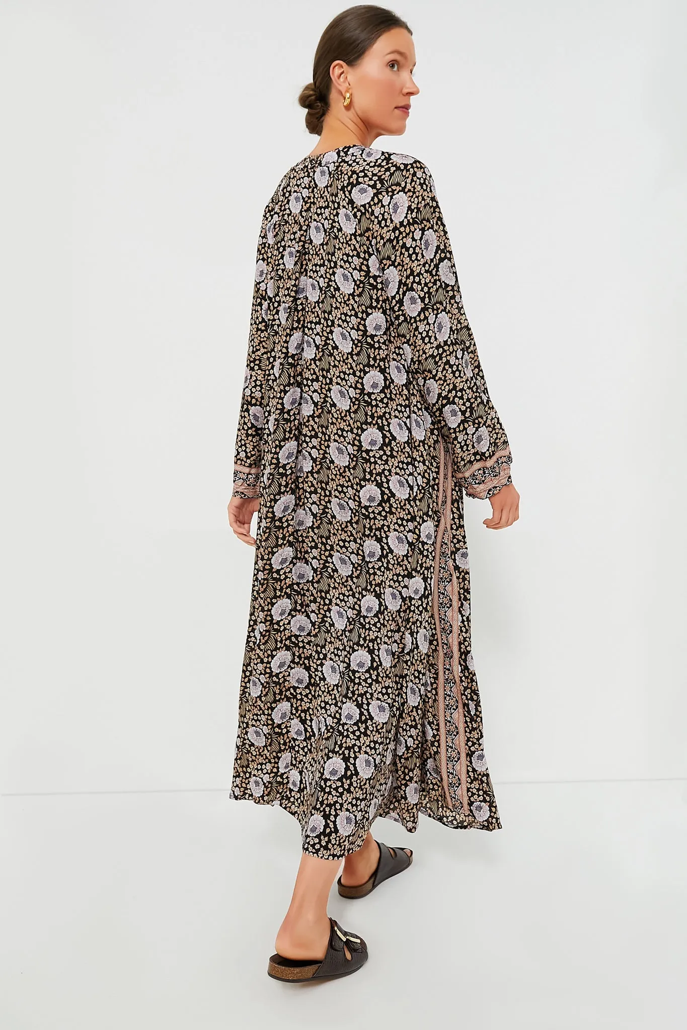 Vintage Flowers Sepia Fiore Maxi