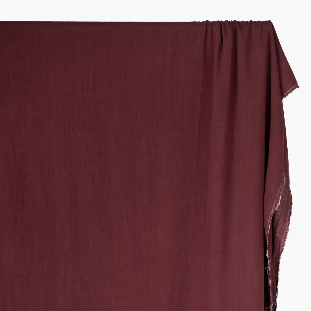 Viscose Linen Noil - Merlot