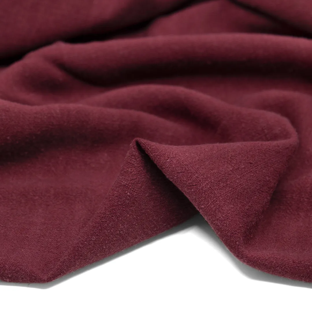 Viscose Linen Noil - Merlot