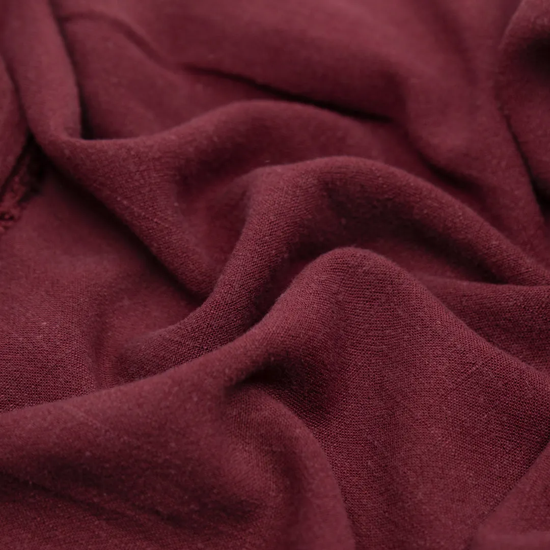 Viscose Linen Noil - Merlot