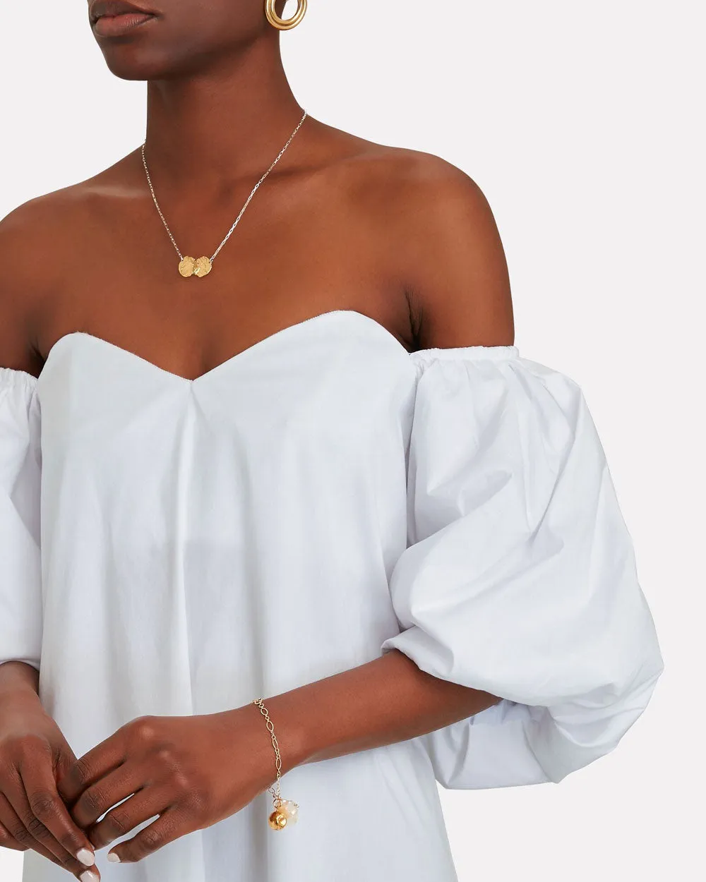 White Palmer Maxi Dress