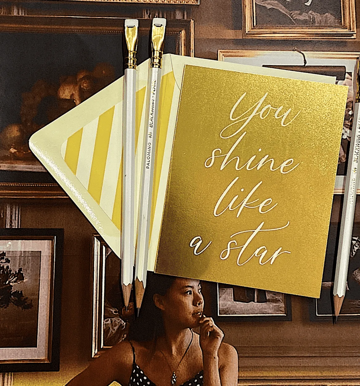 You Shine Like A Star Greeting Card, Single Folded Card or Boxed Set of 8